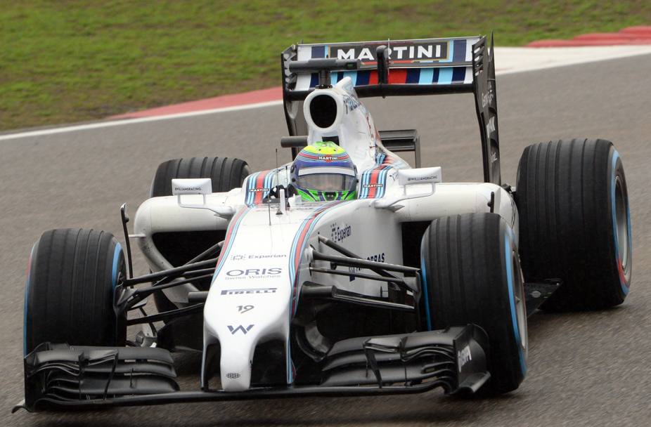 Massa, buon 6 in griglia con la Williams. Afp